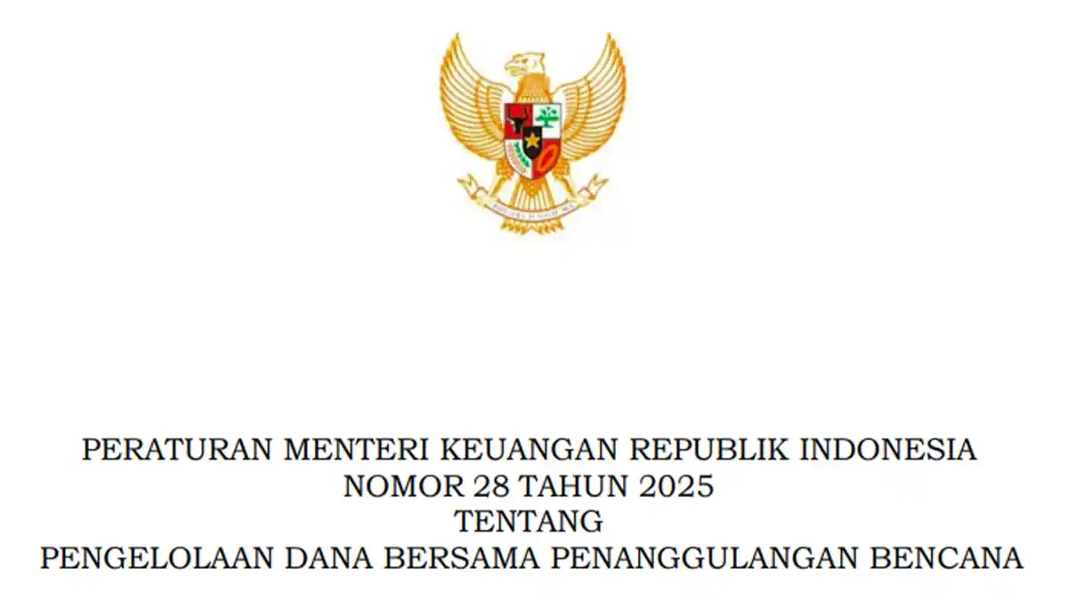Sri Mulyani Rilis PMK Baru terkait Dana Bersama Penanggulangan Bencana