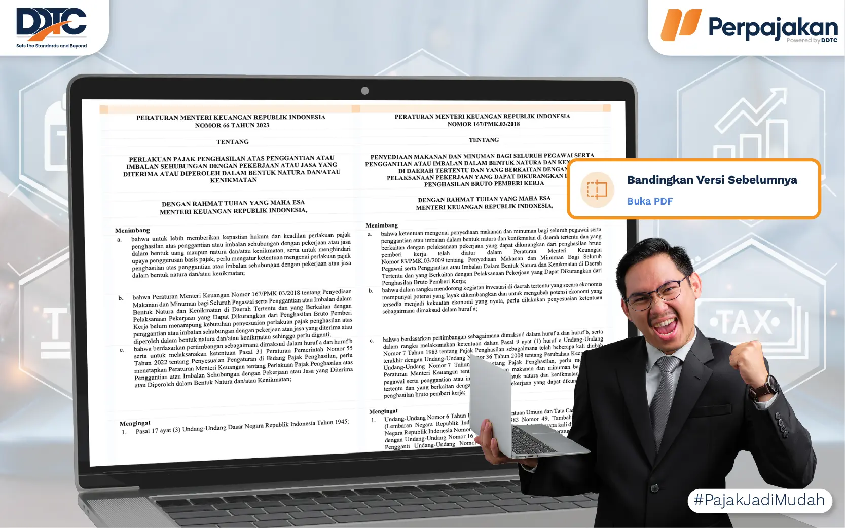 Dokumen Perbandingan Peraturan Pajak: Natura hingga Pajak Barang Mewah