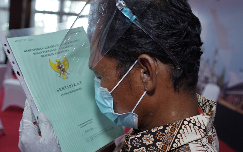 Pemerintah Jamin Keamanan Sertifikat Tanah Elektronik